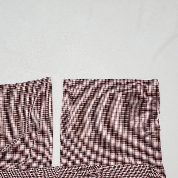 VINTAGE 80s Cross Country Woman Houndstooth Plaid Knit Wide Leg Palazzo Pants - Picture 7 of 12